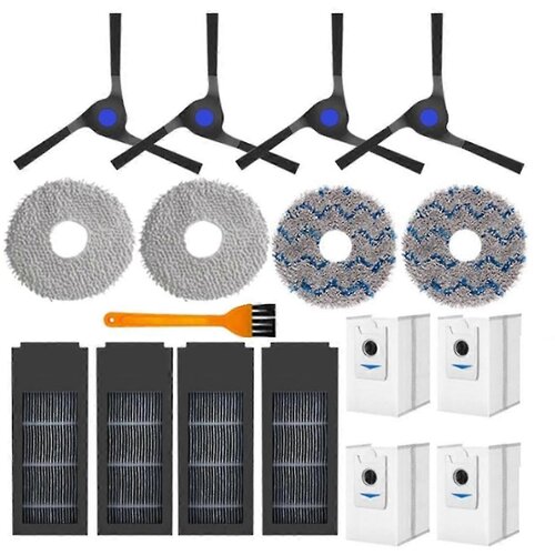 INORCO Nadomestni deli za robotske sesalnike Deebot X2 / X2 Pro / X2 Omni Stranska krtača Filter Mop Clot, (21850106) Slike