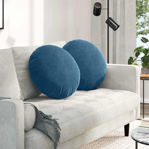  Jastučići za sjedenje 2 pcs Plava &Oslash;50 x 19 cm Bar&scaron;un Cijene