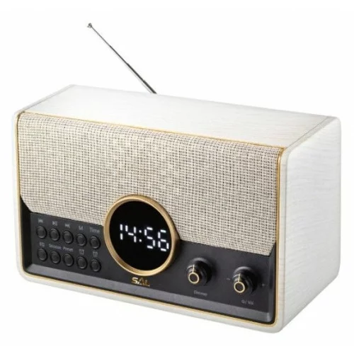 Sal Retro radio + BT bežični zvučnik, 7in1, FM, MP3, alarm - RRT 5B