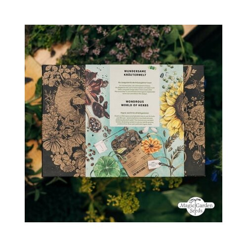 Magic Garden Seeds Čudoviti svet zeli&amp;scaron;č &amp;ndash; komplet za bio razmnoževanje semen Slike