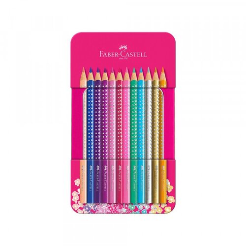 Olimp Sport Drvene bojice Faber Castell Sparkle metalna kutija 1/12 201737 Cene