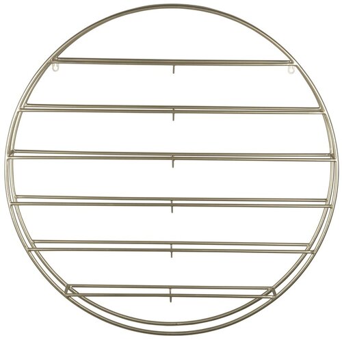 PT LIVING Zidni metalni držač za boce vina u zlatnoj boji broj boca 12 kom 80x80x9 cm Redondo &amp;ndash; Slike
