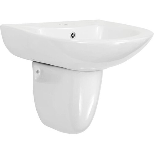 VidaXL Sudoper Bijelo 52 x 45 x 49 cm Glazirana keramika Slike