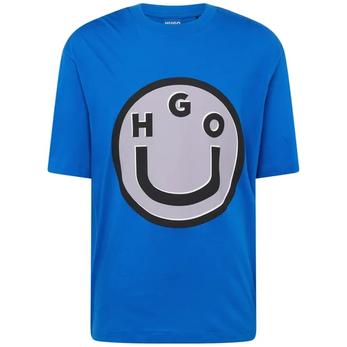 Hugo Blue Majica 'Nimper' mornarsko plava / siva / crna