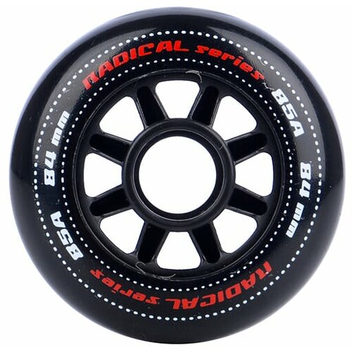 TEMPISH Inline Wheels RADICAL 84mm 85A Black 4-Pack Slike