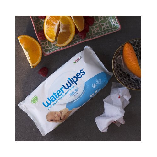 Water Wipes Baby Wipes otro&amp;scaron;ki nežni vlažni robčki 9x60 kos Slike