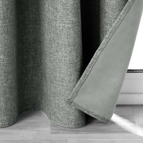 Douceur d int&amp;eacute;rieur Siva zatamnjujuća zavjesa 140x260 cm Crepuscule &amp;ndash; Slike