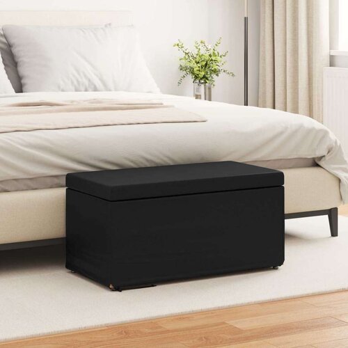  Stolica Crna 81 x 41 x 40 cm Umjetna Koža i Fino Radeći Drvo - Crna 80 cm Umjetna koža Cijene