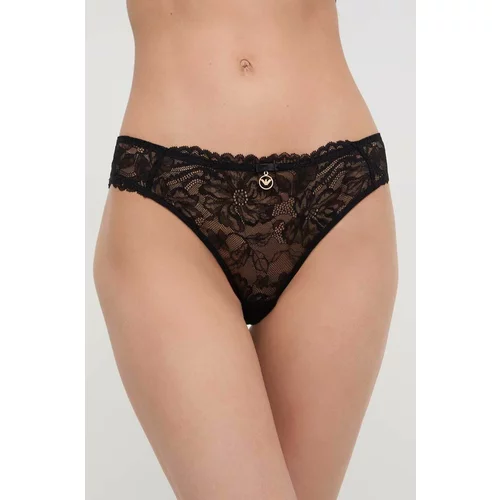 Emporio Armani Underwear Gaćice boja: crna, od čipke