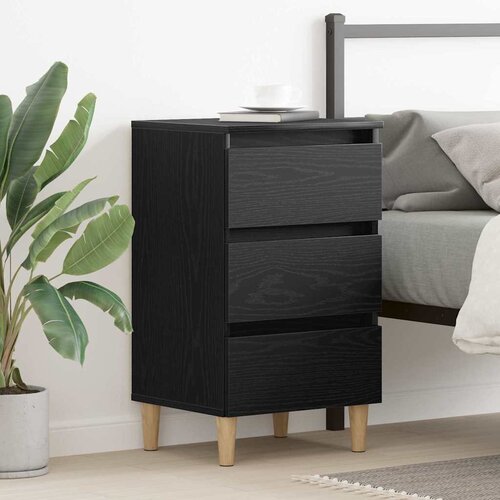 Noćni ormar Crni hrast 40 x 35 x 69 cm Konstruirano drvo Cijene