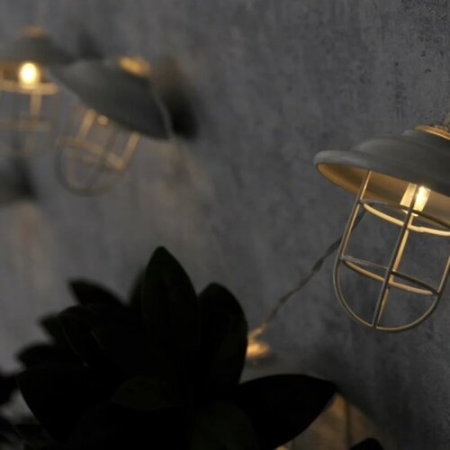  LED spolja&amp;scaron;nje dekorativno osvetljenje LOFT 10xLED/2xAA Slike