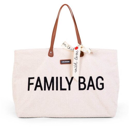 Childhome Torba Family bag, Teddy off white Slike