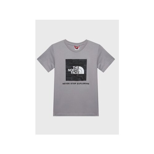 The North Face Majica Redbox NF0A82E9 Siva Regular Fit Slike