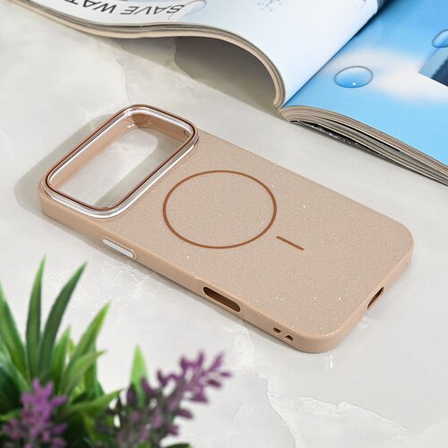  Maska za iPhone 17 Pro Max 6.9 Magsafe Sparkle Dust zlatna Cene