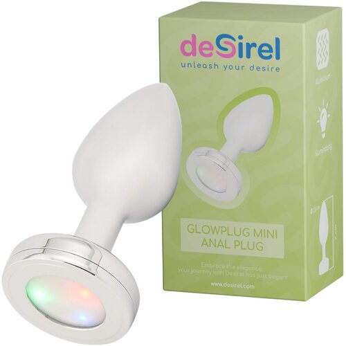 Desirel GlowPlug - svjetleći analni plug - mali (srebrni) Cijene
