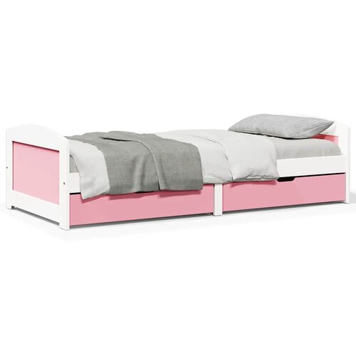 VidaXL Dnevna postelja z 2 predaloma brez vzmetnice IRUN 90x200cm Slike