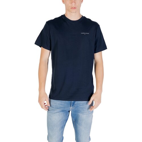 Tommy Hilfiger Polo majice dolgi rokavi TJM SLIM LINEAR CHES DM0DM21780 Modra Slike