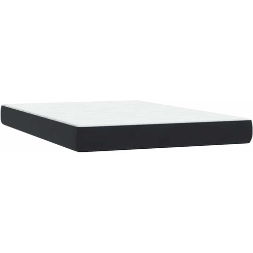 Box Spring krevet s madracem i LED crni 160x210 cm bar&amp;scaron;unasti Slike