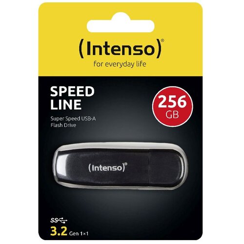 Intenso Speed Line USB flash drive 256 GB USB Type-A 3.2 Gen 1 (3.1 Gen 1) Black Cene