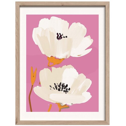 Styler Tiskana slika s okvirom 30x40 cm Peony Bloom – Cene