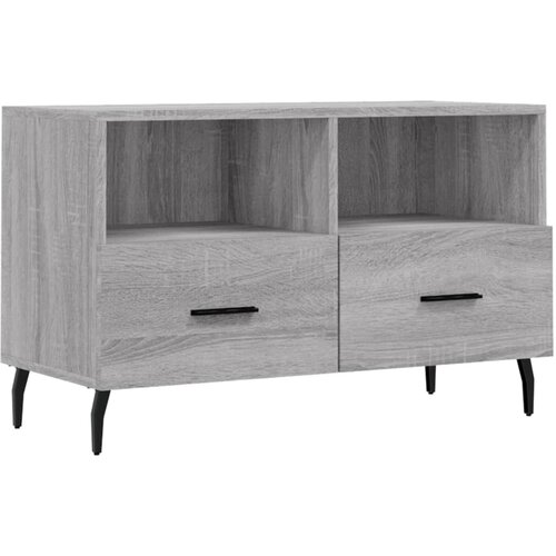 Maison Chic TV omarica - TV enota - Televizijska omarica siva sonoma 80x36x50 cm inženirski les, (21700932) Cene