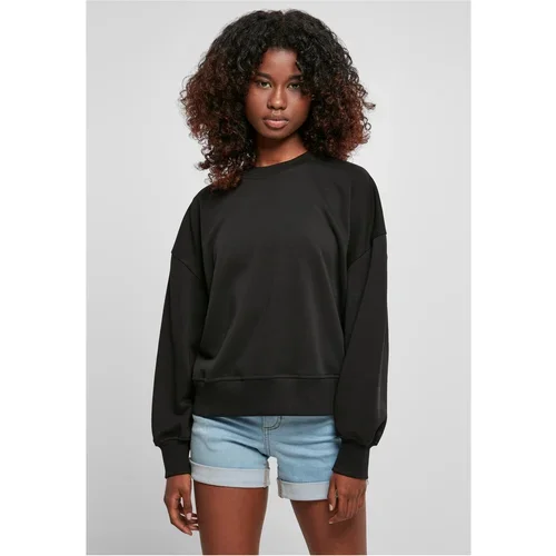 UC Ladies Women's Oversized Rainbow Crewneck Black