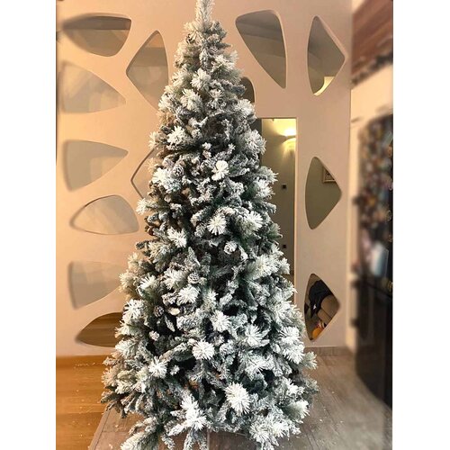 MAISON ADORABLE Novogodi&scaron;nja jelka SNOWY IMPERIAL PINE 150 cm, Zeleno- bela Cene