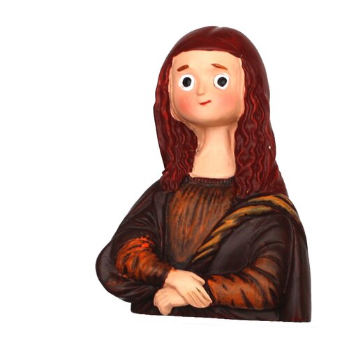 Dardanar Zanimiva svetovno znana slikarska smola, magnetni magnet za hladilnik (Mona Lisa B), (21086235) Cene