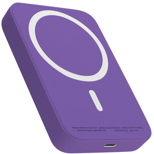 Power bank magsafe wireless 5000 mah/ ljubičasta Slike