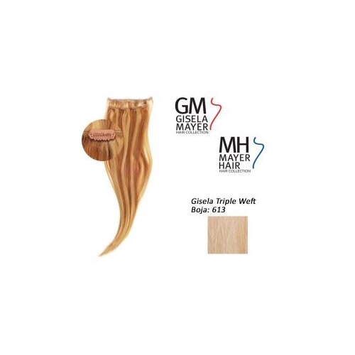 Umetak za kosu Gisela Mayer Triple Weft 2 kom 60 cm – 613 Cijene