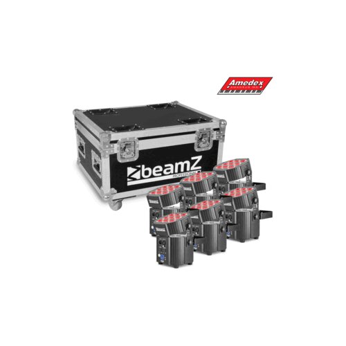 UPLIGHT BEŽIČNI PAR BeamZ BBP60 SET OD 6 SA KOFEROM Slike
