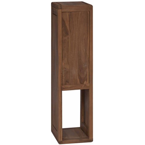  Ormar za kupaonicu Prirodna 25 x 25 x 100 cm Čvrsto teak drvo Slike