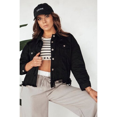 DStreet MOLI Women&amp;#039;s Oversize Denim Jacket Black Slike