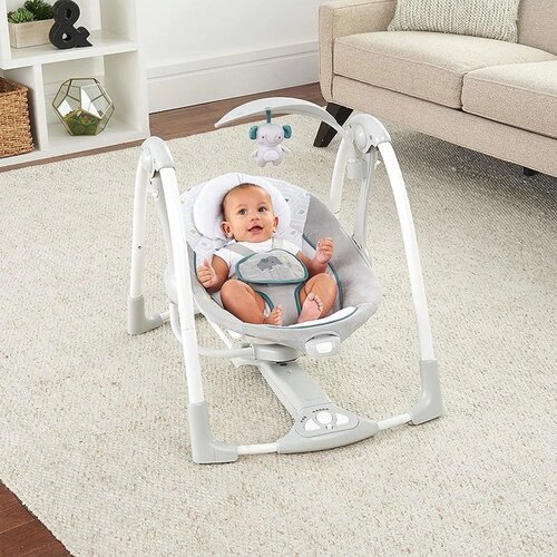 Kids II ljulja&amp;scaron;ka za bebe convertme Swing-2-Seat nash, 0-9kg Slike