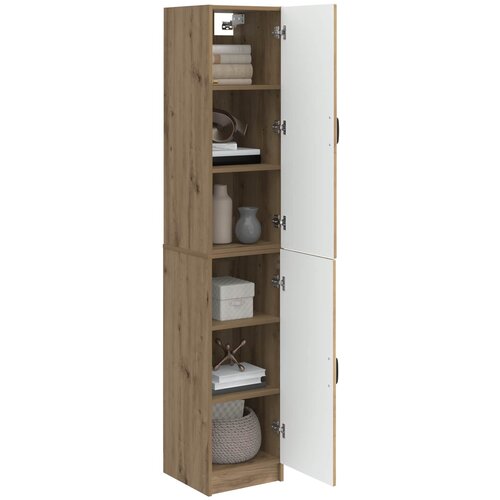  Set ormara 2 kom. Hrast artisan Konstruirano drvo Smeđa 33 x 34,5 x 87 cm Slike