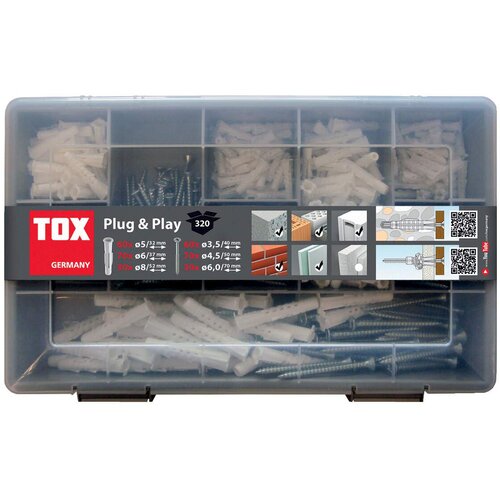 Tox TIPLI VI&amp;Scaron;ENAMJENSKI PLUG-PLAY 320-DJ.5,6,8MM PO 70KOM Slike