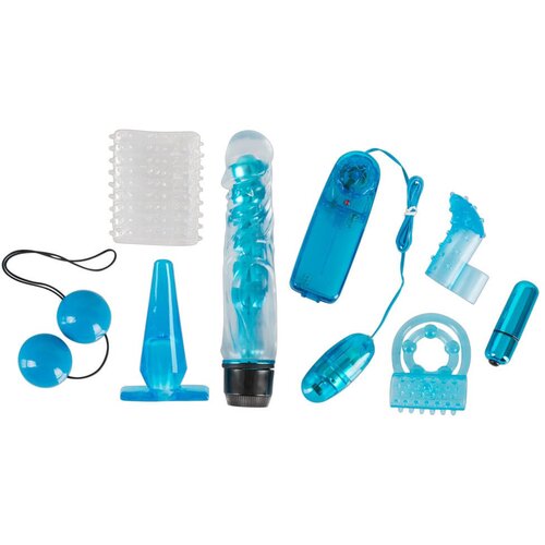 You2Toys - Plavo predjelo - u kompletu s vibratorom (8 dijelova) Slike