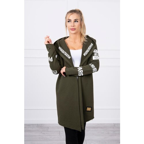 Kesi Coat with subtitles khaki Cene