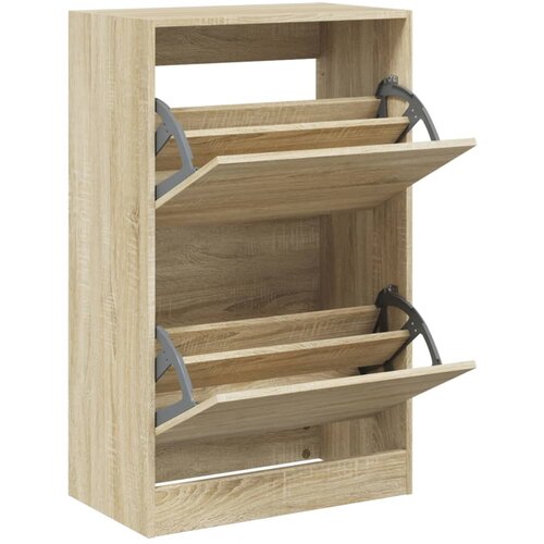 Maison Chic Omarica za obutev - Kopa za čevlje sonoma hrast 60x34x96,5 cm inženirski les, (21778355) Slike
