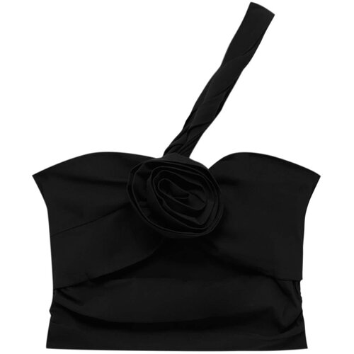 Pull&amp;amp;Bear Top črna Slike