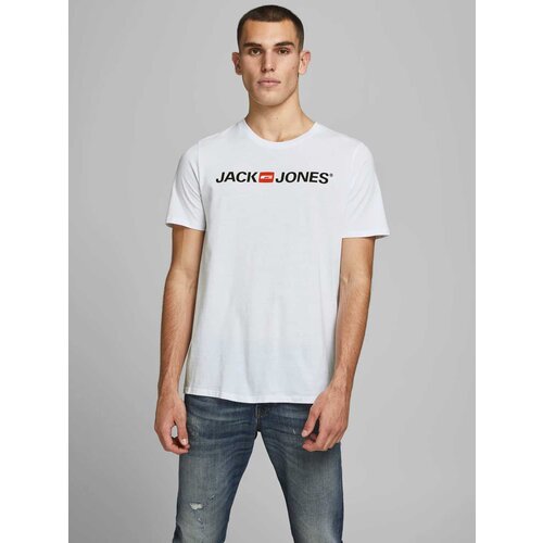 Jack & Jones Muška majica kratkih rukava Corp Logo bela Slike