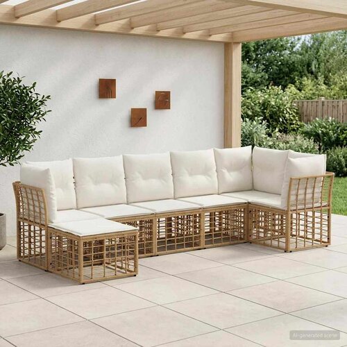  Set vanjskih sofa Prirodna Poliester Cijene