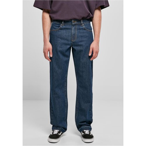 UC Men Open Edge Loose Fit jeans washed in the middle of indigo Slike