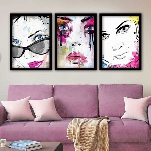 Wallity Set uramljenih slika 3SC_3848730, 3 dijela Cijene