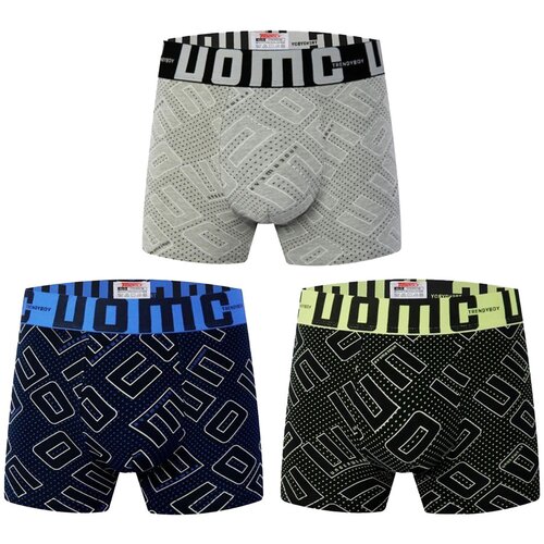 Uomo 3-PACK moške boksarice Street Matrix Cene