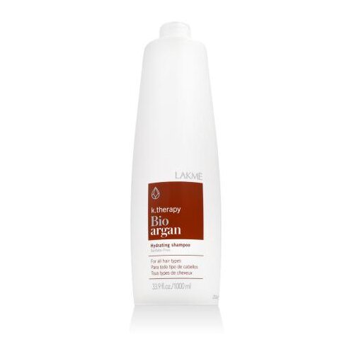 Lakmé K.Therapy Bio Argan Hydrating Shampoo 1000 ml &scaron;ampon vse vrste las unisex Cene