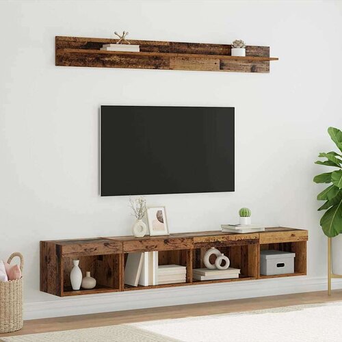  Set omare za televizijo na steni 5 pcs Star les Konstruiran les, (5000132732) Cene