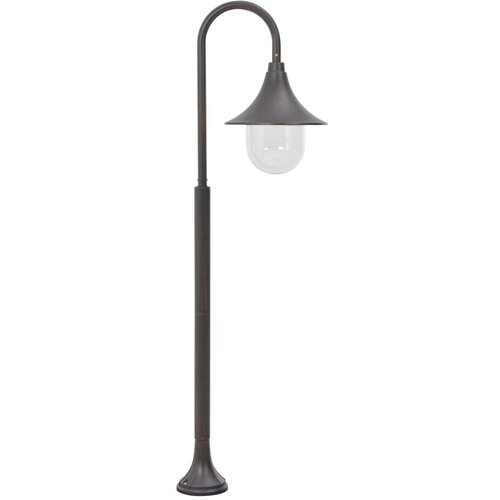 vidaXL vrtna stupna svjetiljka od aluminija E27 120 cm brončana Cijene