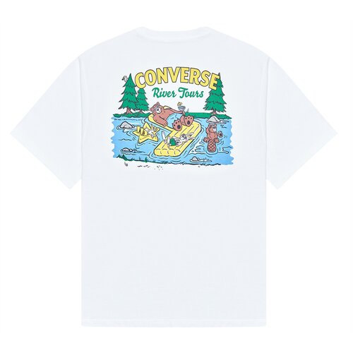 Converse muška majica high summer river tours tee 10026675-A02-102 Slike
