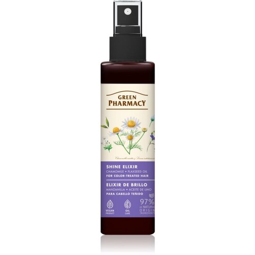Green Pharmacy Chamomile & Flaxseed oil Elixir eliksir bez ispiranja za obojenu kosu 150 ml Cijene